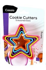 Cookie Cutters Stars 5 Sizes/ Pack